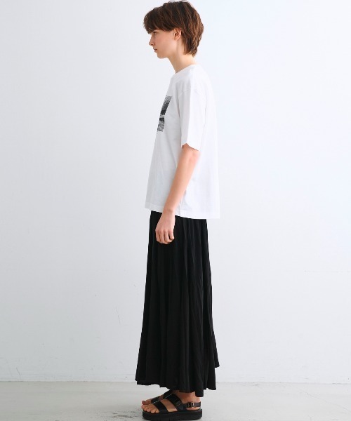 「three dots」 半袖Tシャツ MEDIUM ホワイト系その他 レディース_画像3