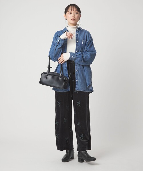 green label relaxing（グリーンレーベルリラクシング） パンツ ベロア