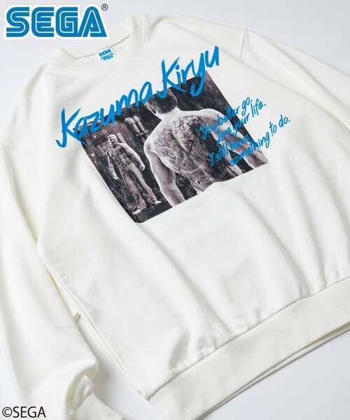 トレーナー スウェット 別注 龍が如く/桐生一馬/クルーネック