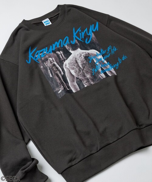 トレーナー スウェット 別注 龍が如く/桐生一馬/クルーネック