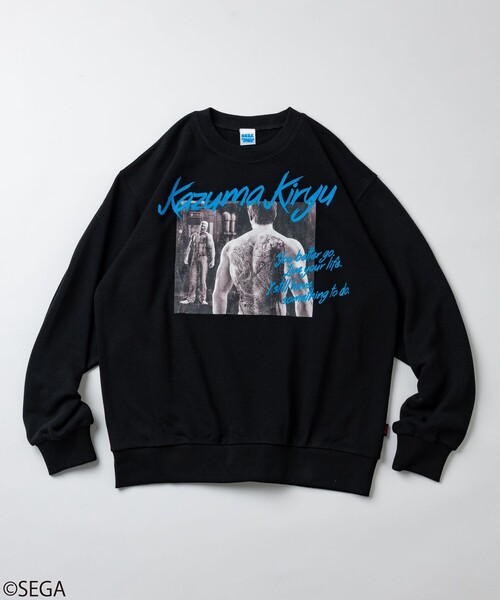 トレーナー スウェット 別注 龍が如く/桐生一馬/クルーネック