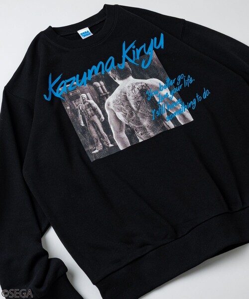 トレーナー スウェット 別注 龍が如く/桐生一馬/クルーネック