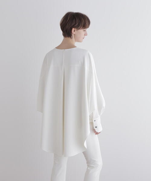 LE PHIL（ル フィル） ブラウス シャツ ストレッチオックスロング