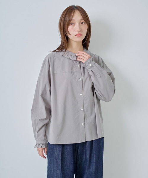 Kelen（ケレン） ブラウス シャツ 「KELEN / ケレン」フリル衿デザイン