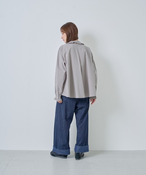 ケレンブラウス　新品　タグ付き Kelen（ケレン） ブラウス シャツ 「KELEN / ケレン」フリル衿デザイン