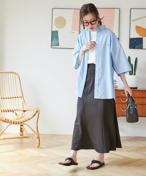 「PENNEYS」 半袖シャツ LARGE サックスブルー メンズ_画像5
