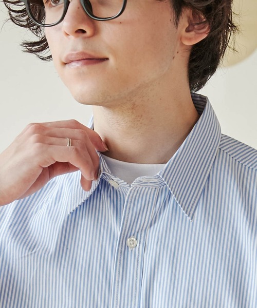 「PENNEYS」 半袖シャツ LARGE サックスブルー メンズ_画像8