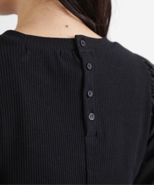 「NATURAL BEAUTY BASIC」 ニットワンピース MEDIUM ダークブルー レディース_画像9