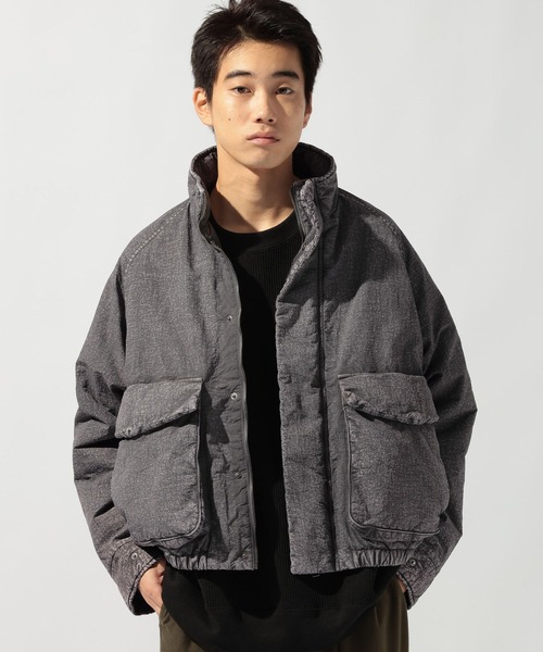 niko and…（ニコアンド） ブルゾン アウター ナイロンケミカルブリーチ