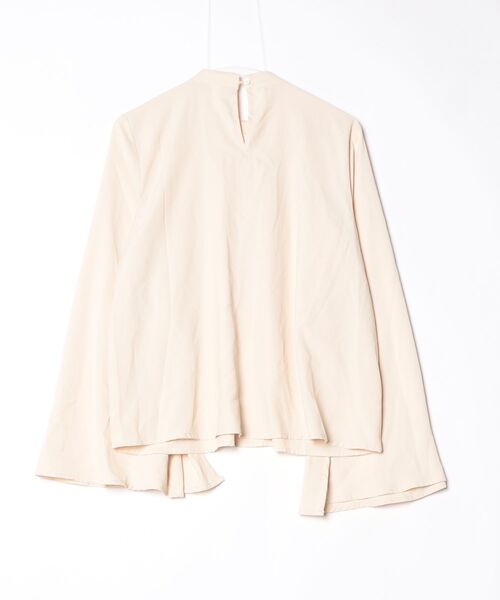 「JUNOAH」 長袖ブラウス M ベージュ レディース_画像2