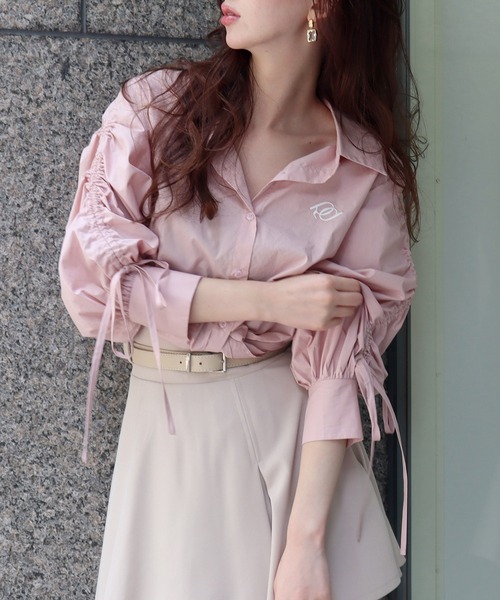 「ROYAL PARTY」 長袖ブラウス FREE グリーン レディース_画像3