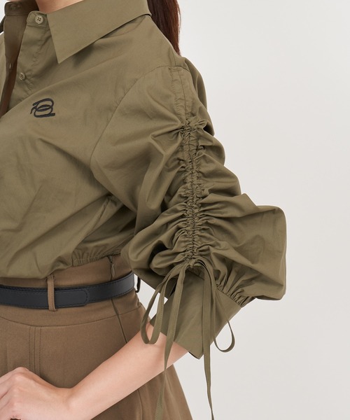 「ROYAL PARTY」 長袖ブラウス FREE グリーン レディース_画像9