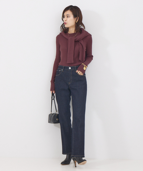 「Rouge vif」 長袖ニット フリー ピンク レディース_画像6