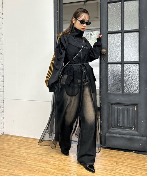 「Six M」 キャミソールワンピース FREE ライトグレー レディース_画像7