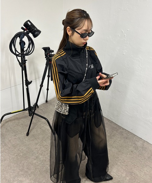 「Six M」 キャミソールワンピース FREE ライトグレー レディース_画像9