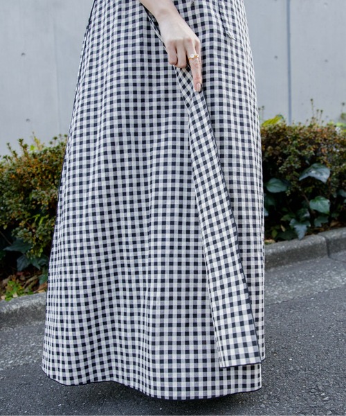 「flower」 キャミソールワンピース FREE イエロー レディース_画像7