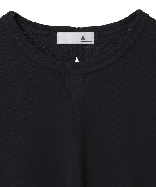 tシャツ 「A_/エース」バックツイストデザインクルーネックカットソー レディースの画像