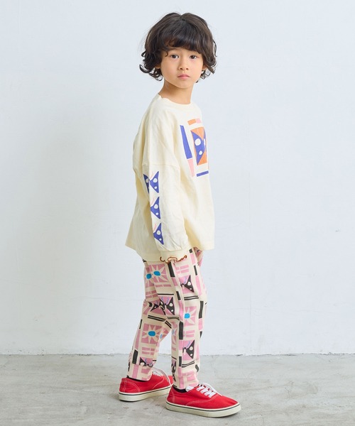 MARKEY'S（マーキーズ） tシャツ ソデリブビッグロンT/前後プリント