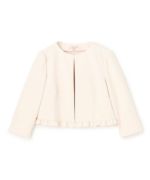 トッカ ボレロ サイズXS レディース美品  - TOCCA（トッカ） カーディガン FRILL CHORUS BOLERO ボレロ レディース