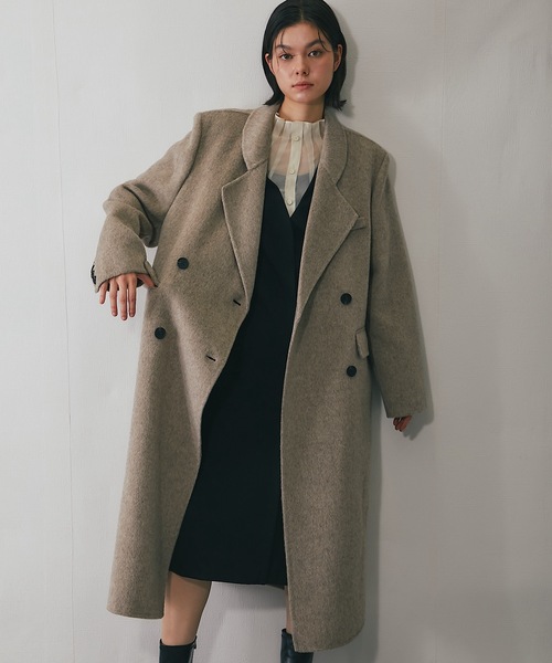 SMILE ORCHID（スマイルオーキッド） コート チェスターコート ウール