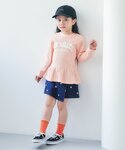 パンツ ハート・デイジー刺繍ラップキュロット ...の詳細画像3