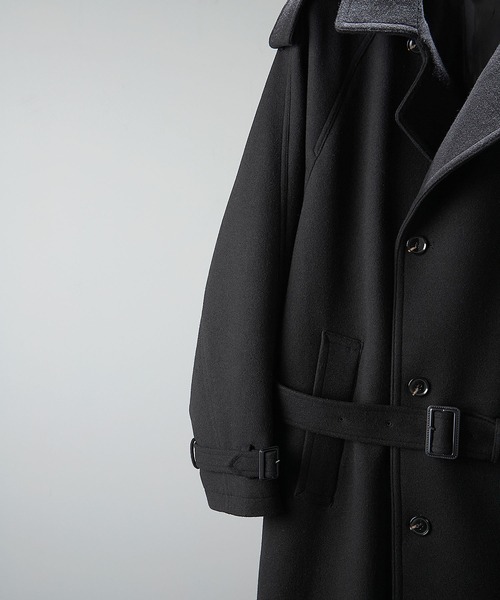 「ENDER PRODUCTS」 トレンチコート L ブラック メンズ_画像9