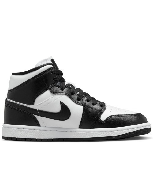 シューズ(女性用) Nike Women's Air Jordan1 Mid Black/White Buy Air Jordan 1 Mid Women's Shoes, White Black Panda Mid, 10.5 at