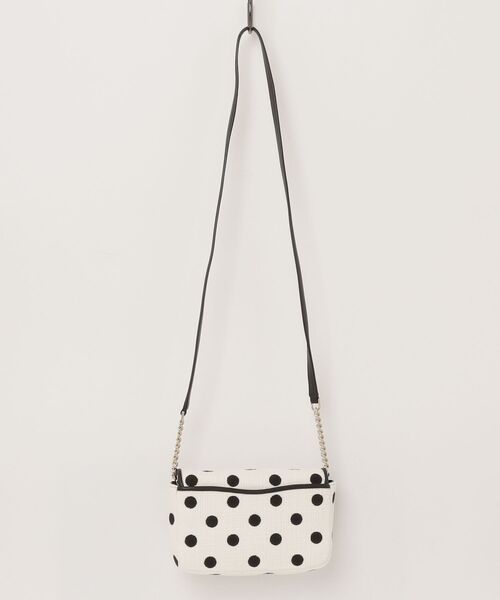 「kate spade new york」 ドット柄ショルダーバッグ - ホワイト レディース_画像2
