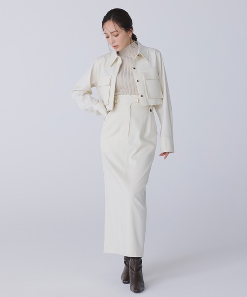 「anuans」 長袖シャツ FREE クリーム レディース_画像4