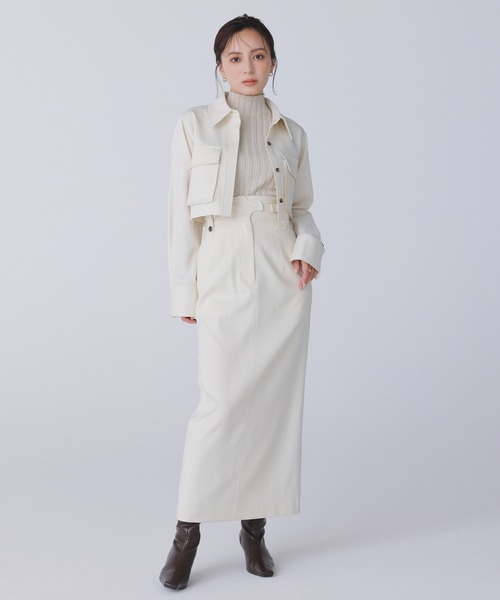 「anuans」 長袖シャツ FREE クリーム レディース_画像5