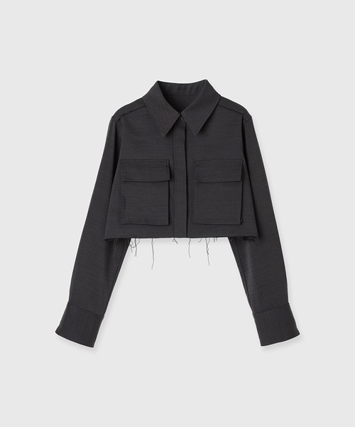 「anuans」 長袖シャツ FREE クリーム レディース_画像9