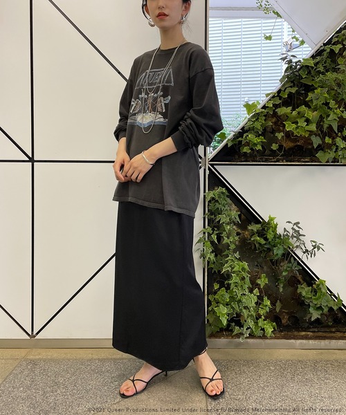 「GOOD ROCK SPEED」 長袖カットソー「Queenコラボ」 FREE ブラック レディース_画像5