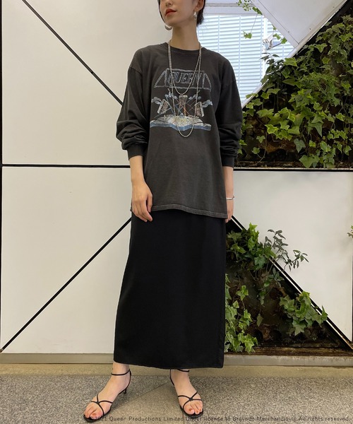 「GOOD ROCK SPEED」 長袖カットソー「Queenコラボ」 FREE ブラック レディース_画像7