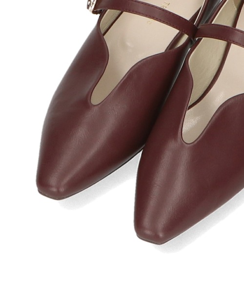 「ORiental TRaffic」 フラットパンプス 41 レッド レディース_画像4