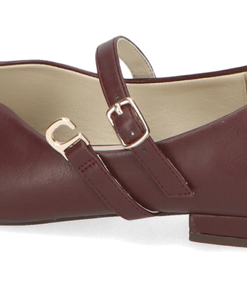 「ORiental TRaffic」 フラットパンプス 41 レッド レディース_画像6