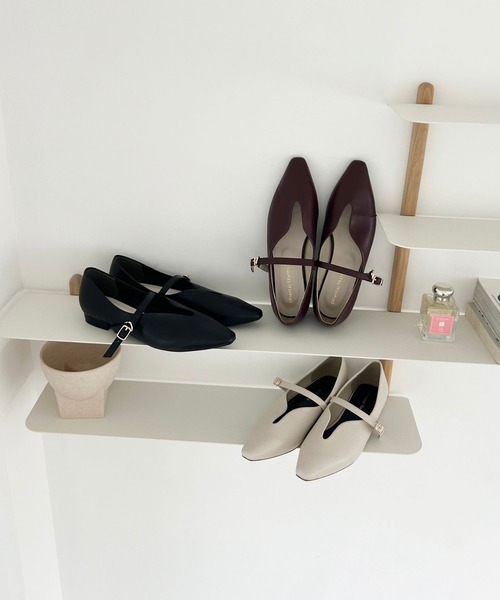 「ORiental TRaffic」 フラットパンプス 41 レッド レディース_画像8