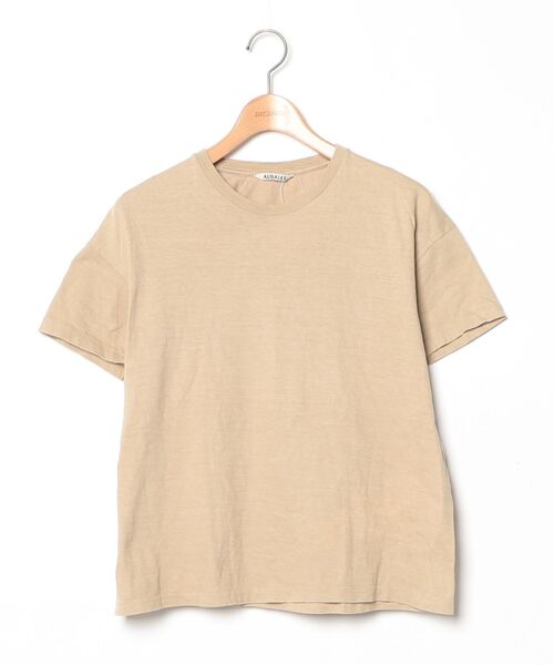 AURALEE Tシャツ サイズ4 ライトベージュ AURALEE（オーラリー） 半袖Tシャツ 1 ベージュ レディース : ZOZOTOWN