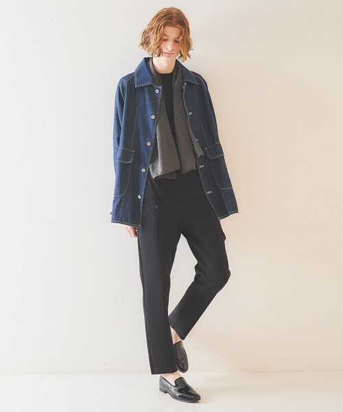 スラックス 「セットアップ対応」コンバットニットパンツ メンズの画像