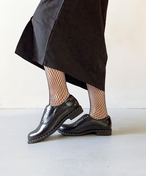 ALL BLACK（オールブラック） ローファー 「本革/2.5cmヒール