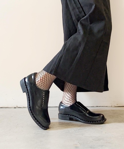 ALL BLACK（オールブラック） ローファー 「本革/2.5cmヒール