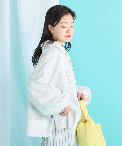 「CIAOPANIC TYPY」 スウェットカットソー ONE SIZE グレー レディース_画像8