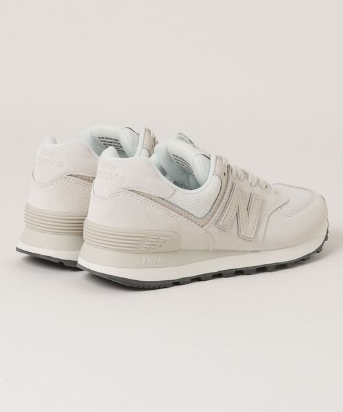 「New Balance」 ローカットスニーカー 23cm オフホワイト レディース_画像3