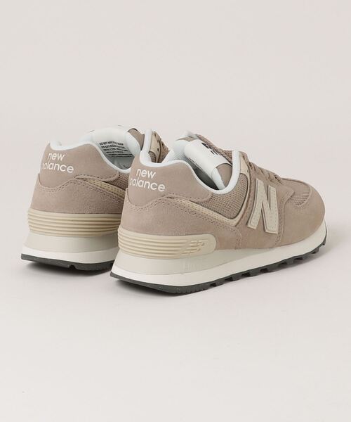 「New Balance」 ローカットスニーカー 23cm オフホワイト レディース_画像4
