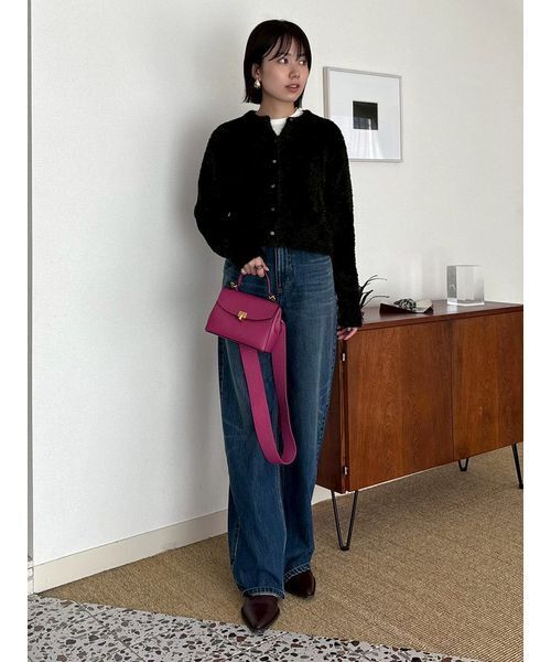 「Mila Owen」 ニットカーディガン F グレー レディースの画像