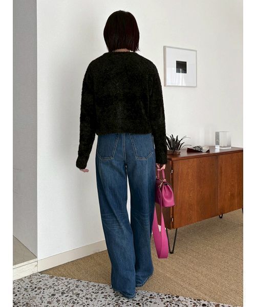 「Mila Owen」 ニットカーディガン F グレー レディースの画像
