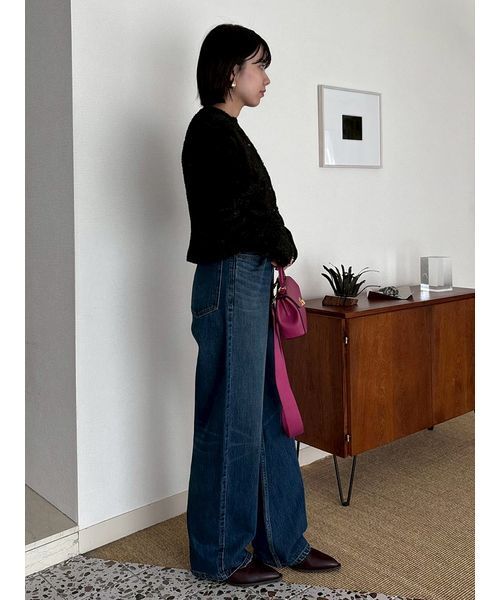 「Mila Owen」 ニットカーディガン F グレー レディースの画像