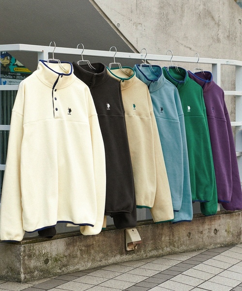 「U.S. POLO ASSN.」 長袖カットソー M アイボリー レディース_画像2