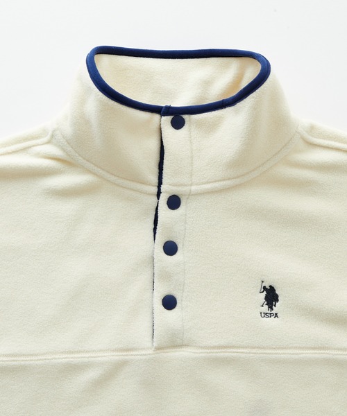 「U.S. POLO ASSN.」 長袖カットソー M アイボリー レディース_画像6