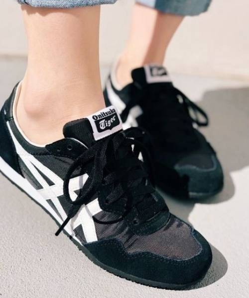 Onitsuka Tiger /ローカットスニーカー24.0cm BLK Onitsuka Tiger（オニツカタイガー） ローカットスニーカー 24