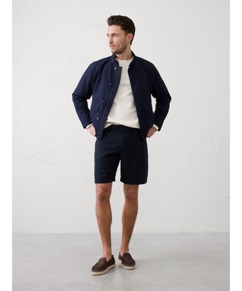 パンツ BANANA REPUBLIC FACTORY STORE　　7インチ リネンブレンド ショートパンツ メンズの画像
